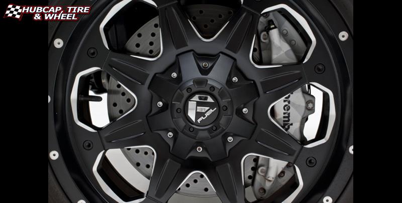 vehicle gallery/ford f 150 fuel boost d534 0X0  Matte Black & Milled wheels and rims